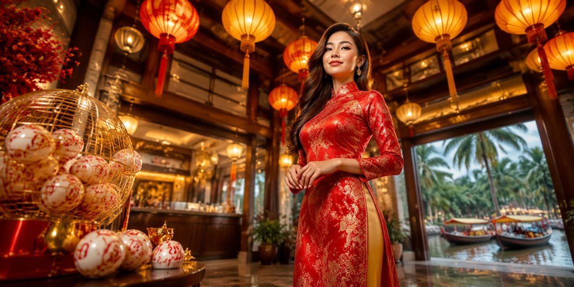 Không khí lễ hội tại Hội An gợi nhớ cảm giác may mắn và giải trí đặc trưng Việt Nam