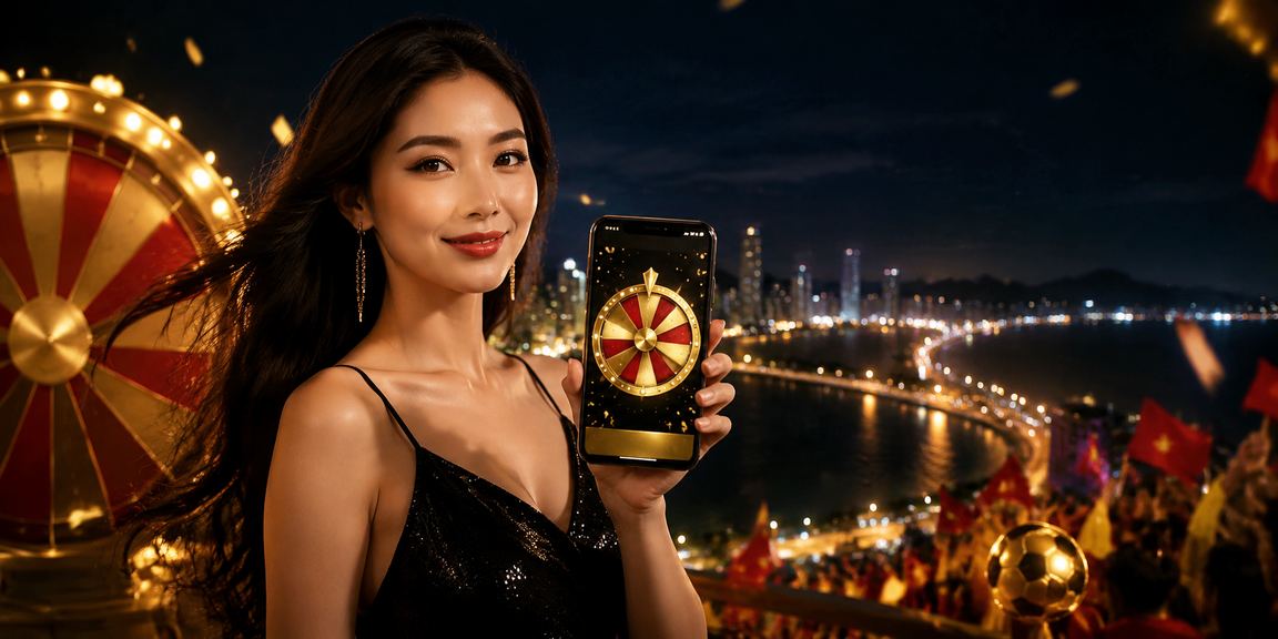 Không khí lễ hội tại Quy Nhơn với người chơi trực tuyến theo dõi bàn roulette qua điện thoại