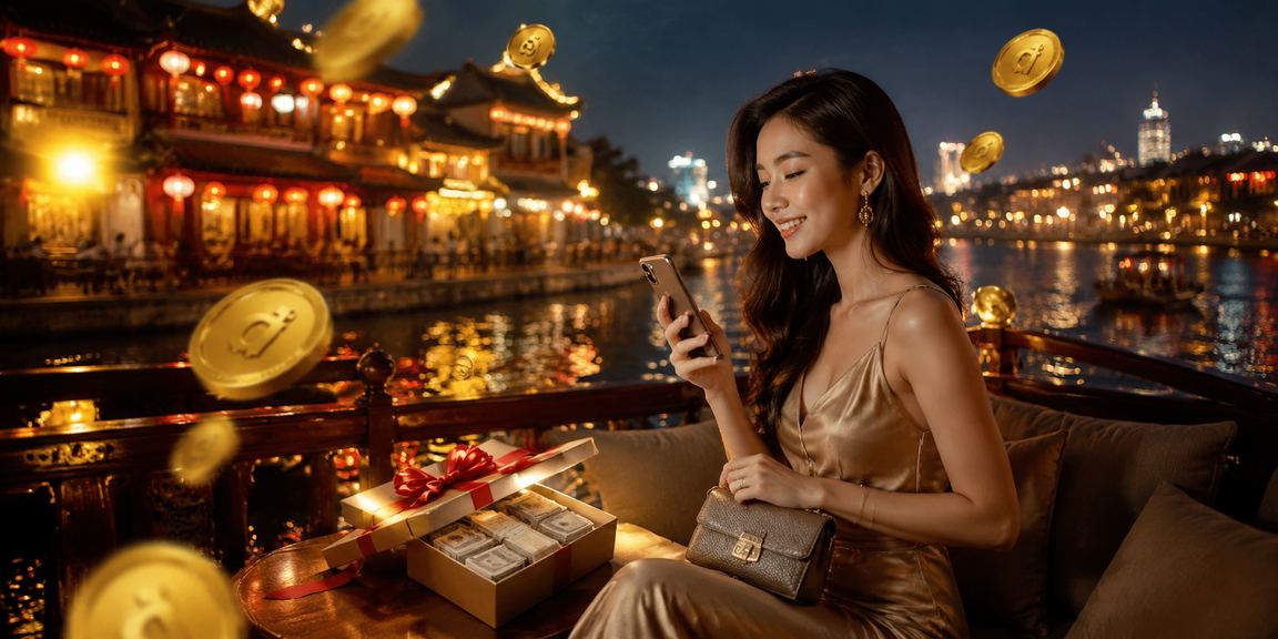 Người chơi Việt Nam đang tích lũy tiền thưởng trực tuyến trên thiết bị di động trong phòng hiện đại